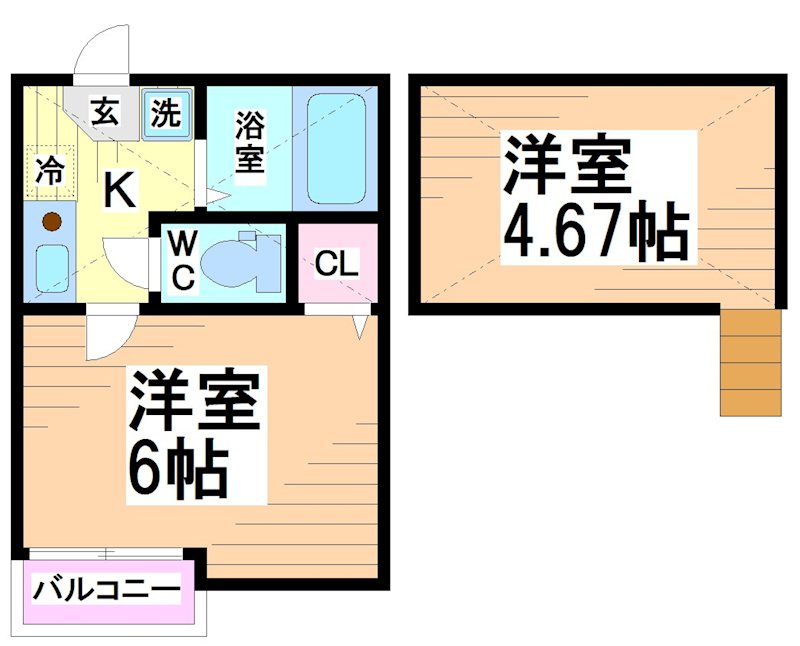神奈川県川崎市多摩区枡形２丁目 間取り