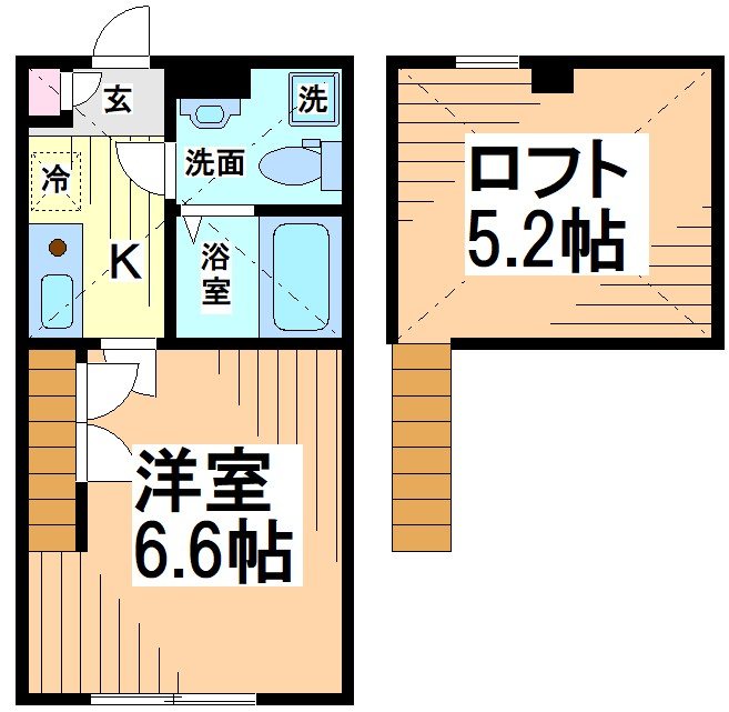 神奈川県川崎市多摩区長尾２丁目 間取り