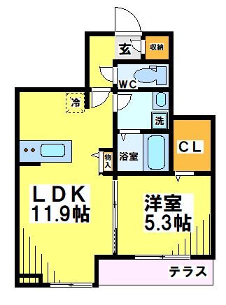 東京都府中市府中町２丁目 間取り