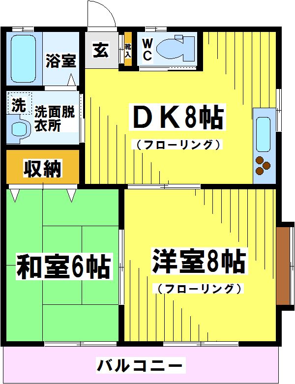東京都府中市南町１丁目 間取り
