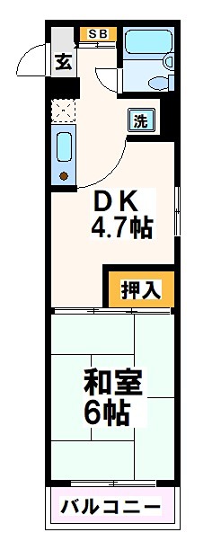 東京都府中市府中町３丁目 間取り