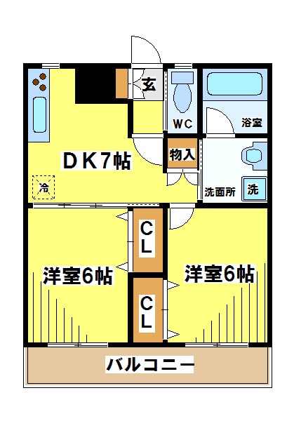 東京都世田谷区給田３丁目 間取り