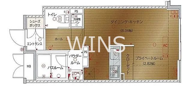 福岡県福岡市博多区住吉３丁目 間取り