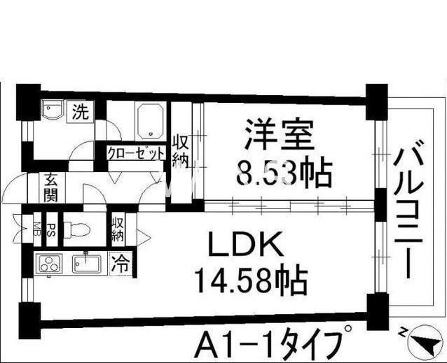 福岡県福岡市博多区住吉２丁目 間取り