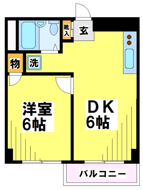 東京都府中市美好町２丁目 間取り