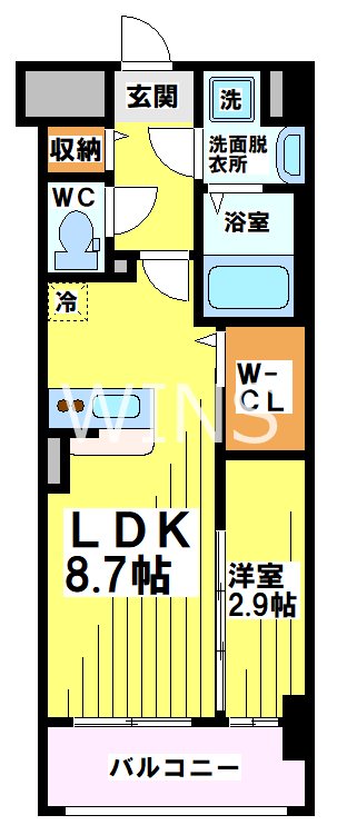 福岡県福岡市博多区東公園 間取り
