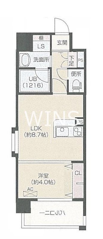 福岡県福岡市博多区上呉服町 間取り