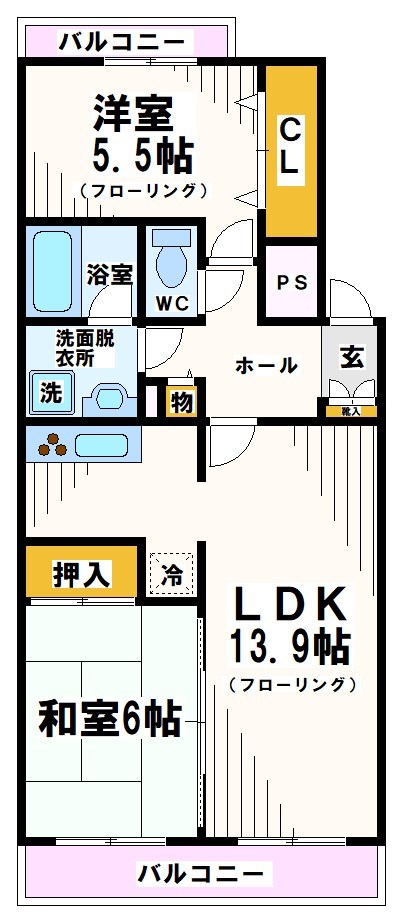東京都府中市天神町１丁目 間取り