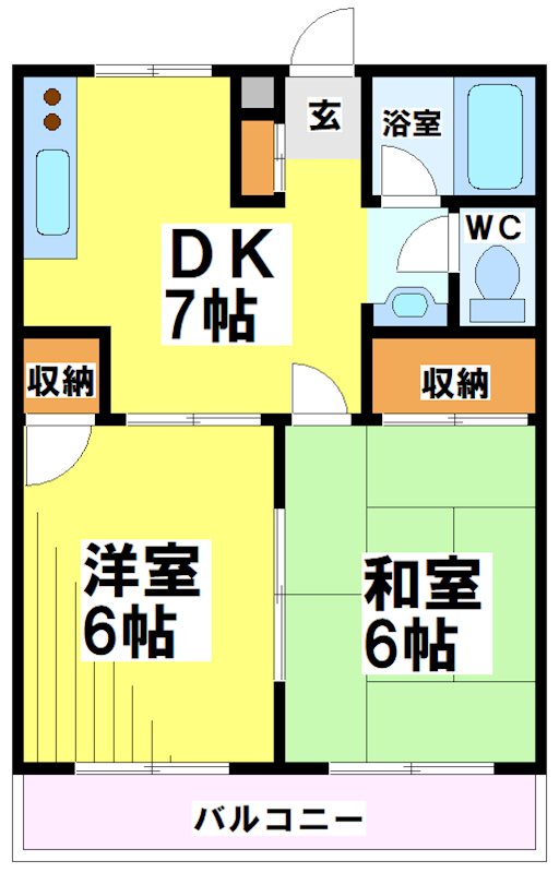 東京都調布市富士見町１丁目 間取り