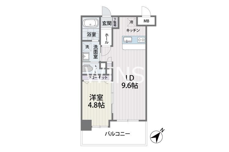 福岡県福岡市博多区博多駅南４丁目 間取り