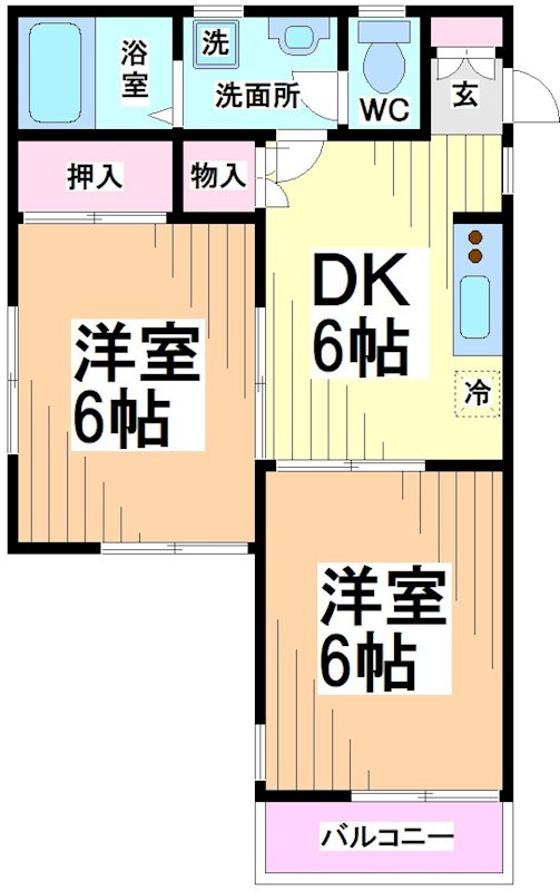 神奈川県川崎市多摩区菅北浦３丁目 間取り