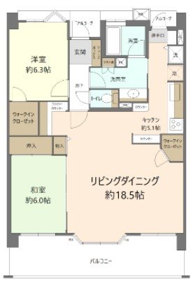 レクセルマンション三鷹の森 間取り