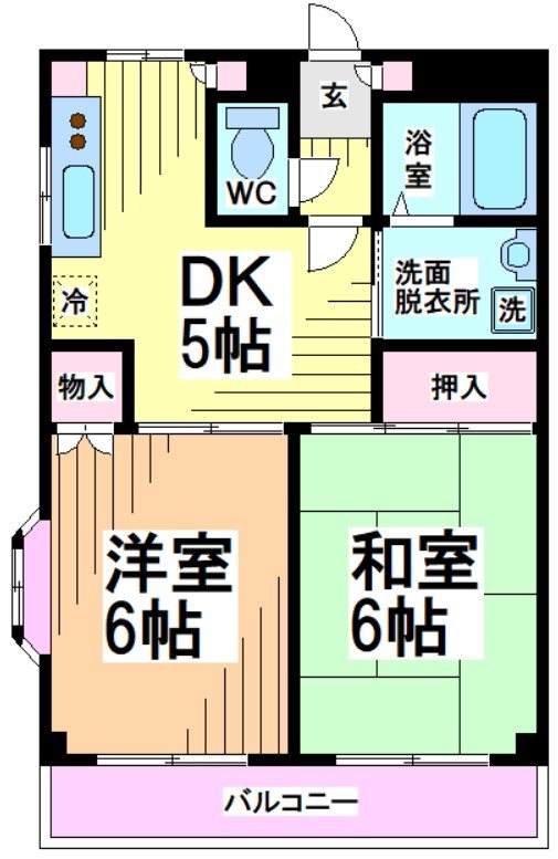 神奈川県川崎市多摩区宿河原６丁目 間取り