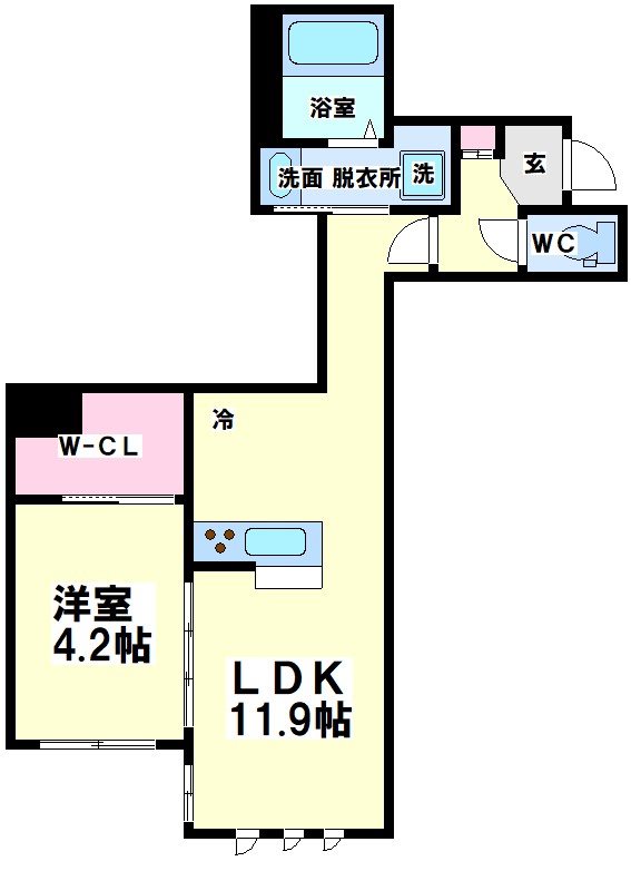 ソレイユ大原 間取り