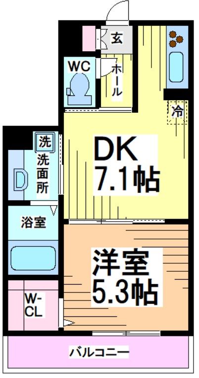 神奈川県川崎市多摩区登戸 間取り