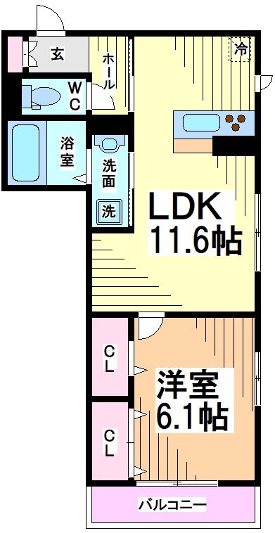 神奈川県川崎市多摩区宿河原６丁目 間取り