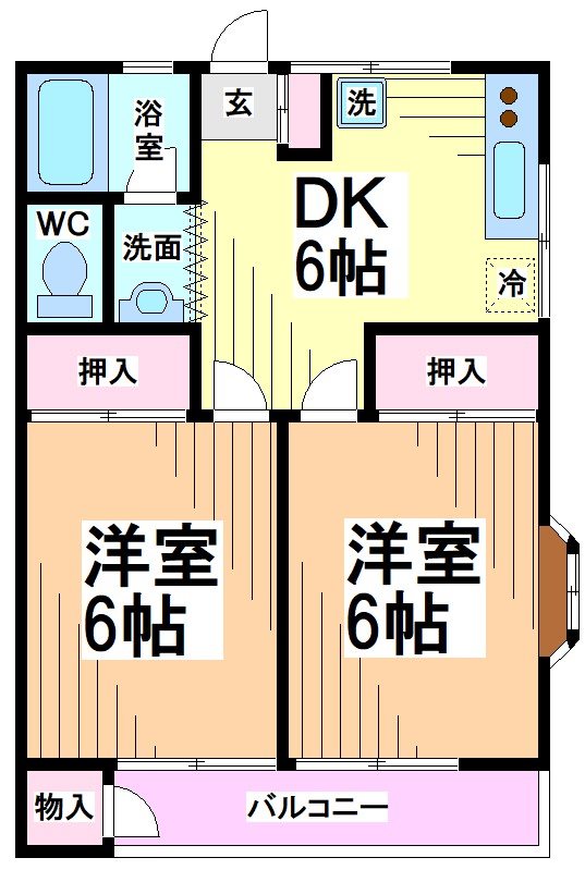 神奈川県川崎市多摩区菅稲田堤１丁目 間取り