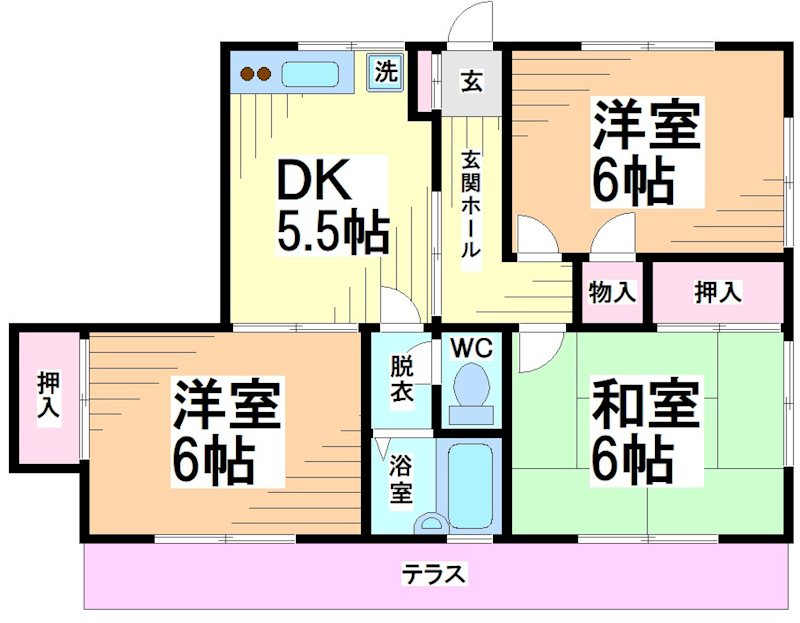 神奈川県川崎市多摩区菅４丁目 間取り