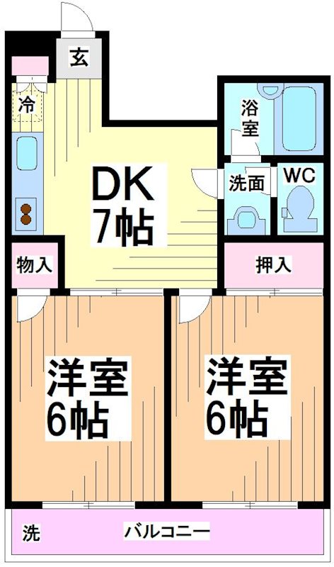 ペティセドー山之上  間取り