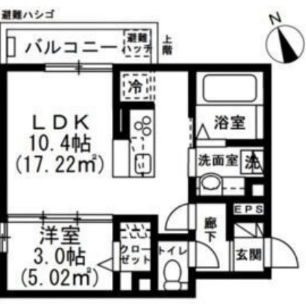 ソレイユ調布 間取り