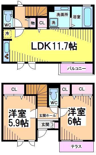 ヴェルデの杜  間取り
