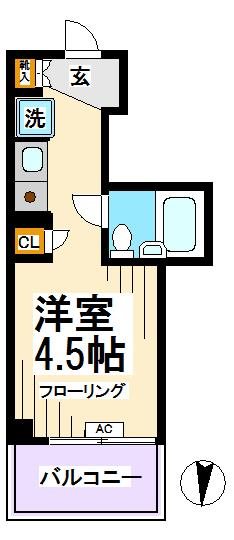 プリンセスコート赤堤  間取り