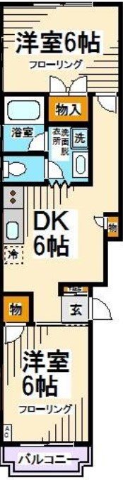 ハイフラット赤堤 間取り
