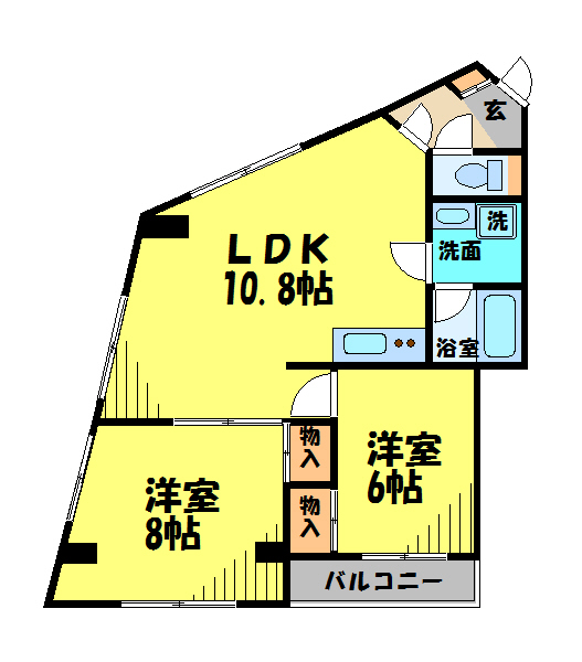 東京都府中市清水が丘２丁目 間取り