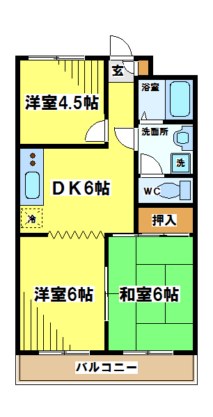 東京都三鷹市新川２丁目 間取り