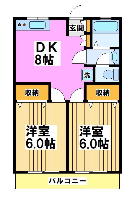 パレスのばら 間取り