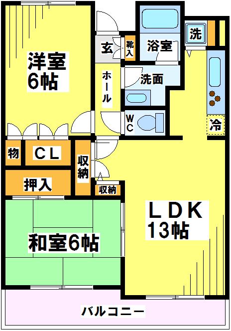 東京都府中市住吉町２丁目 間取り