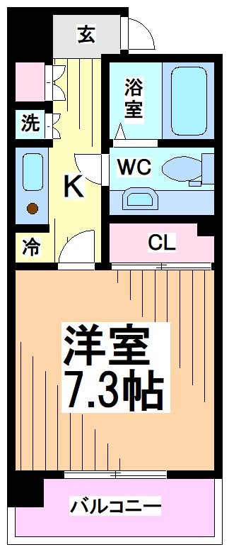 神奈川県川崎市多摩区登戸 間取り