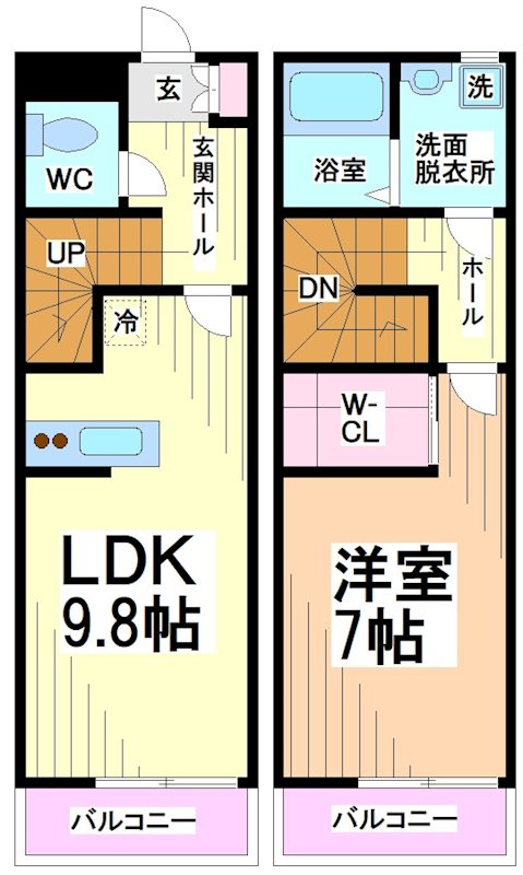 神奈川県川崎市多摩区中野島６丁目 間取り