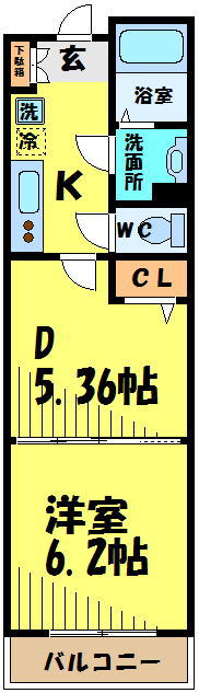 東京都府中市若松町２丁目 間取り