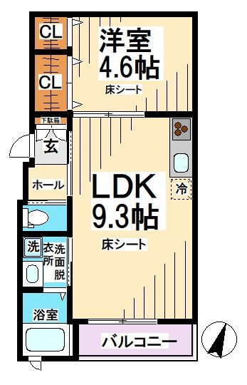 （仮称）杉並区和泉一丁目計画 間取り