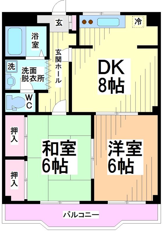 神奈川県川崎市多摩区枡形３丁目 間取り
