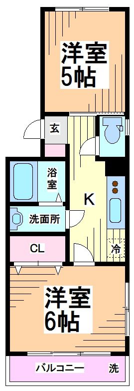 神奈川県川崎市多摩区登戸新町 間取り