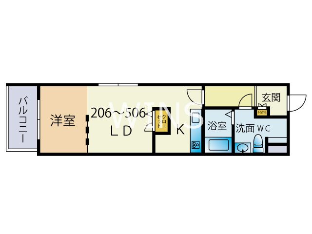 福岡県福岡市中央区今川２丁目 間取り
