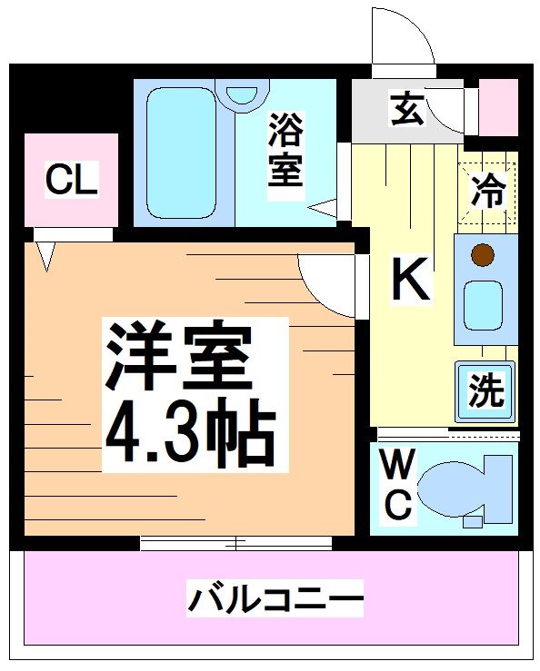 神奈川県川崎市多摩区中野島４丁目 間取り