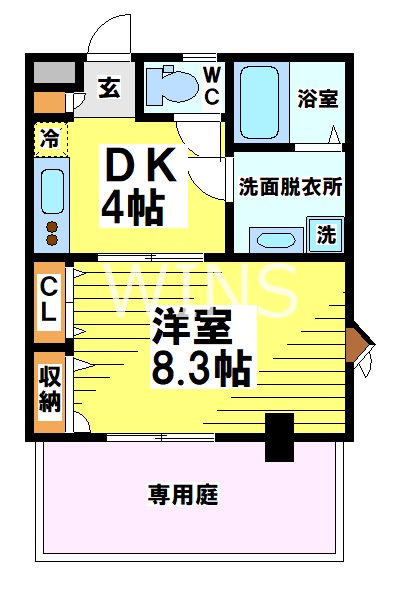 福岡県福岡市博多区住吉５丁目 間取り