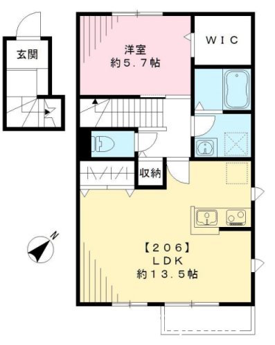 Win Bell柴崎（ウィンベル柴崎） 間取り