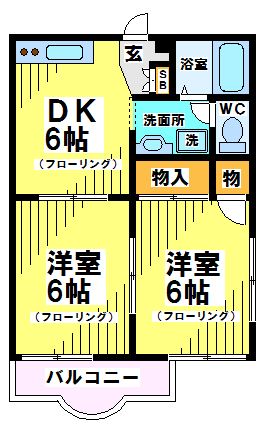 東京都府中市天神町２丁目 間取り