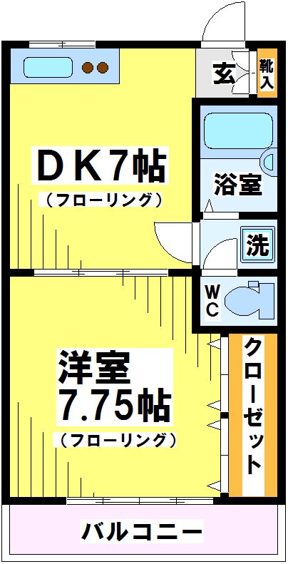 東京都府中市是政２丁目 間取り