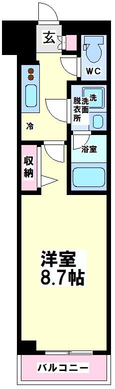 アイルプレミアム笹塚ウエスト 間取り