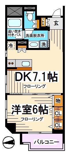 イーリスコート桜上水   間取り