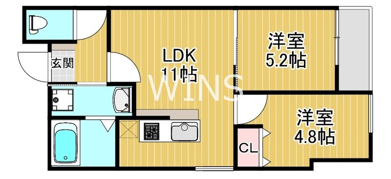 福岡県福岡市東区香椎６丁目 間取り