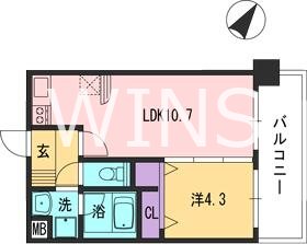 福岡県福岡市博多区豊２丁目 間取り