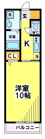 東京都府中市白糸台６丁目 間取り