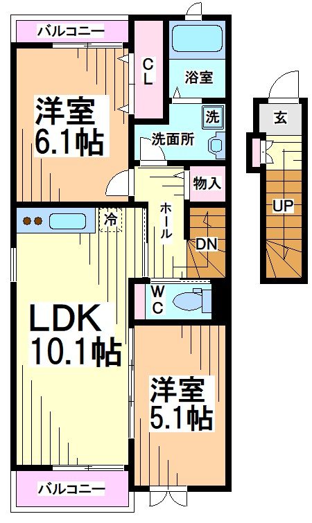 東京都狛江市岩戸南２丁目 間取り