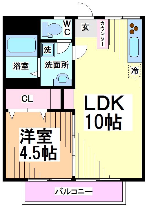 東京都狛江市中和泉３丁目 間取り